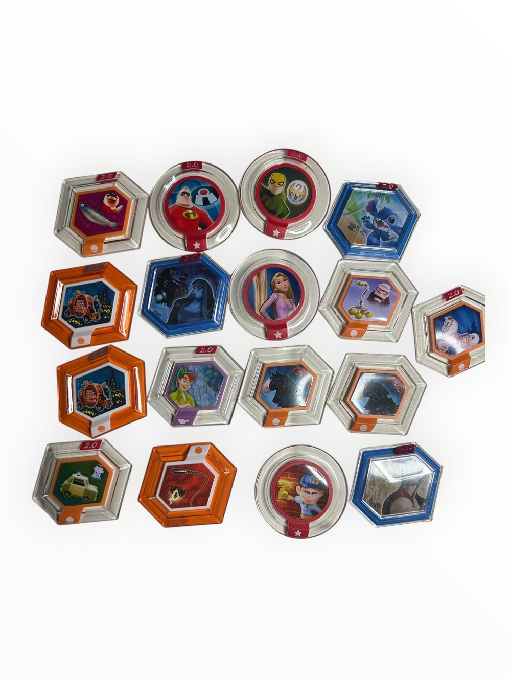 Disney Infinity 2.0 Power Disc Lot 17pc Disney Pixar